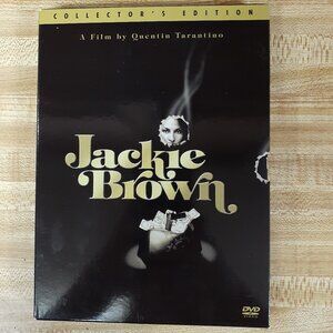 Jackie Brown 1997 Collector's Edition DVD Poster  Tarantino Pam Grier Rum Punch